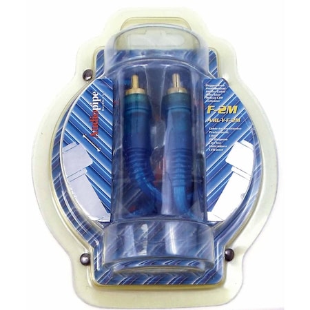 Audiopipe Oxygen Free Y Cable Adapter 1 Female to 2 Male AMLYF2M